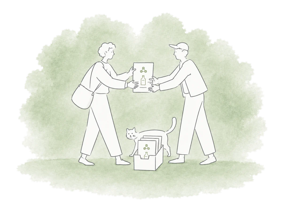 Two volunteers reuse a saved medication course from their shared templates.
